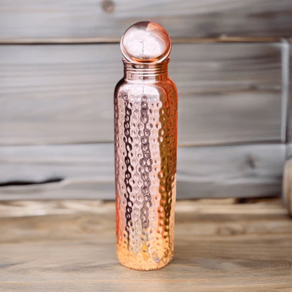 Handcrafted Pure Copper Water Bottle- 800ML